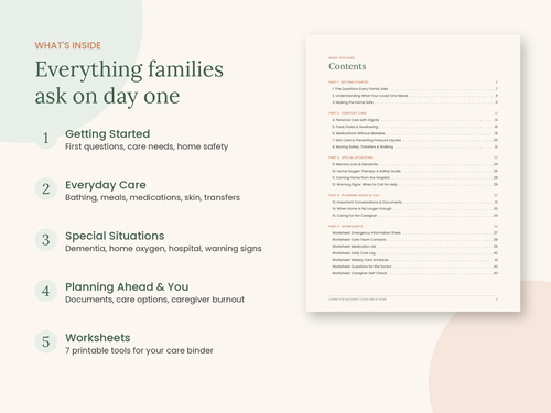 Caring for an Elderly Loved One at Home – A Practical Guide & Workbook for Family Caregivers